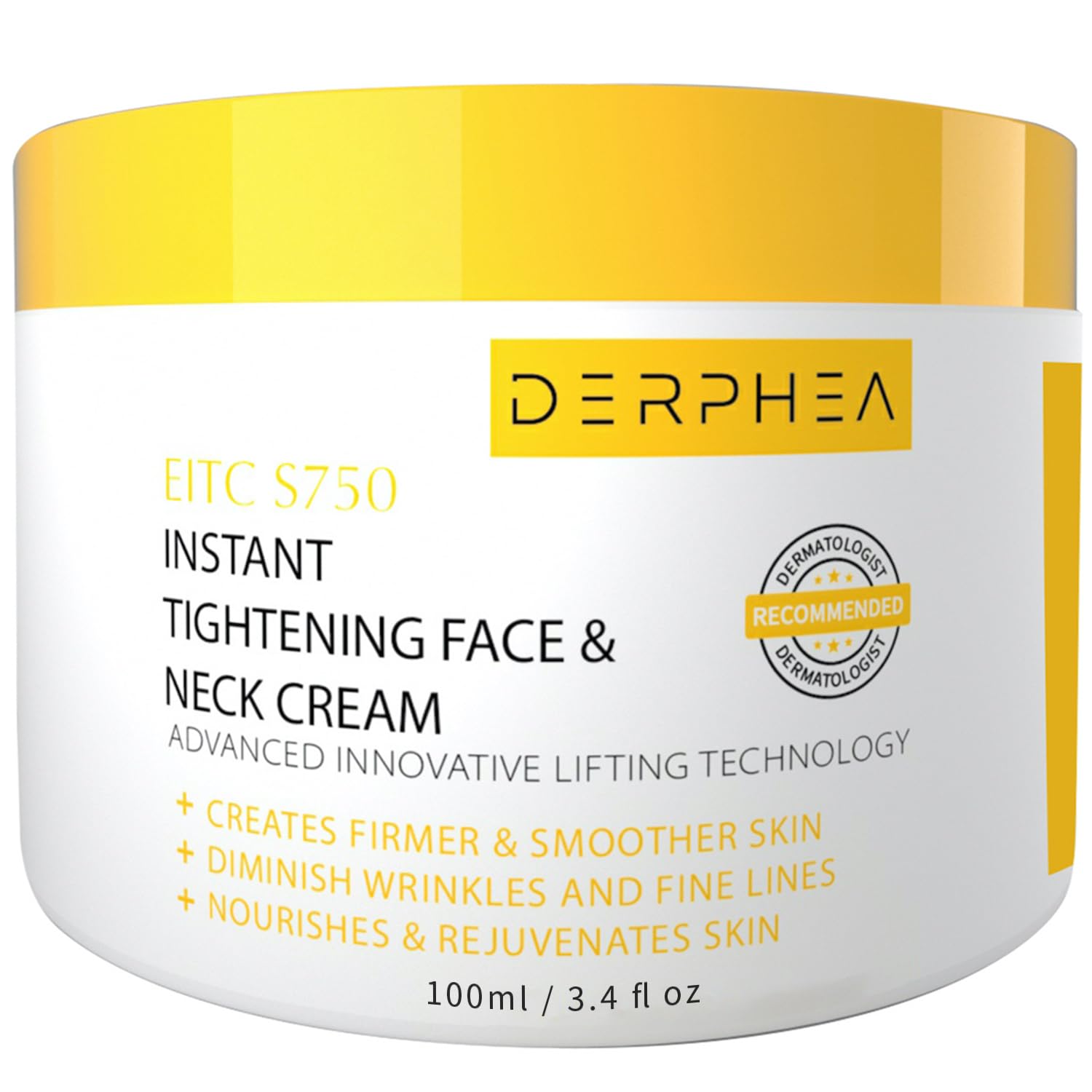 DERPHEA Neck Cream, Face Firming Cream, Face  Neck Cream, Advanced Skin Tightening Cream For Tightening Skin, Fine lines, Loose  Sagging Skin On Décolleté (3.4 Oz)