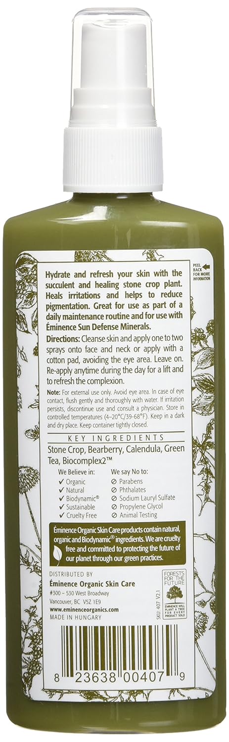 Eminence Organic Skincare Stone Crop Hydrating Mist, 4.2 Ounce