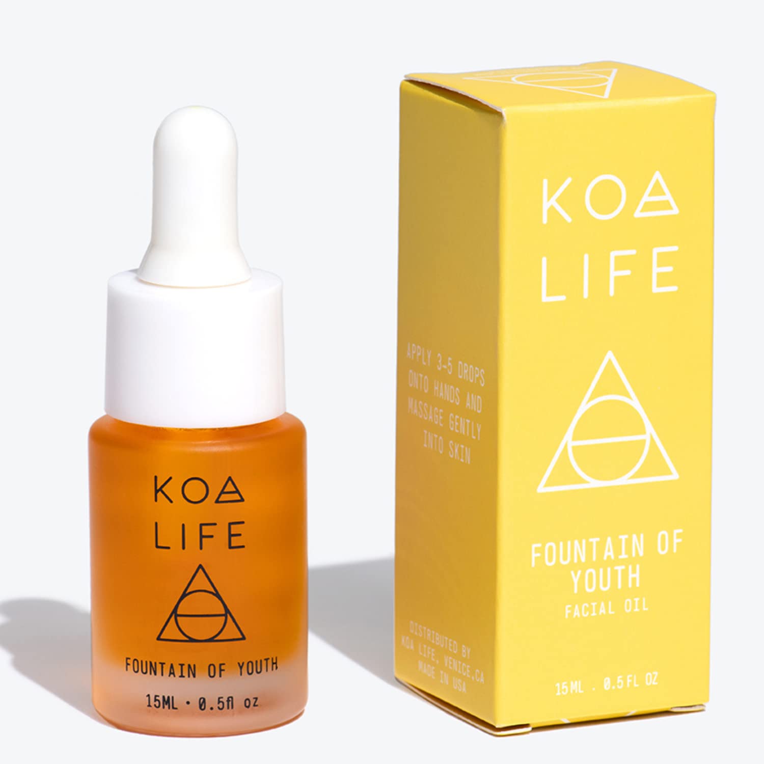 KOA LIFE Doctor-Formulated Anti-Aging Rosehip Face Oil, Made in USA, Organic, Vegan, Cruelty  Chemical Free Fountain of Youth