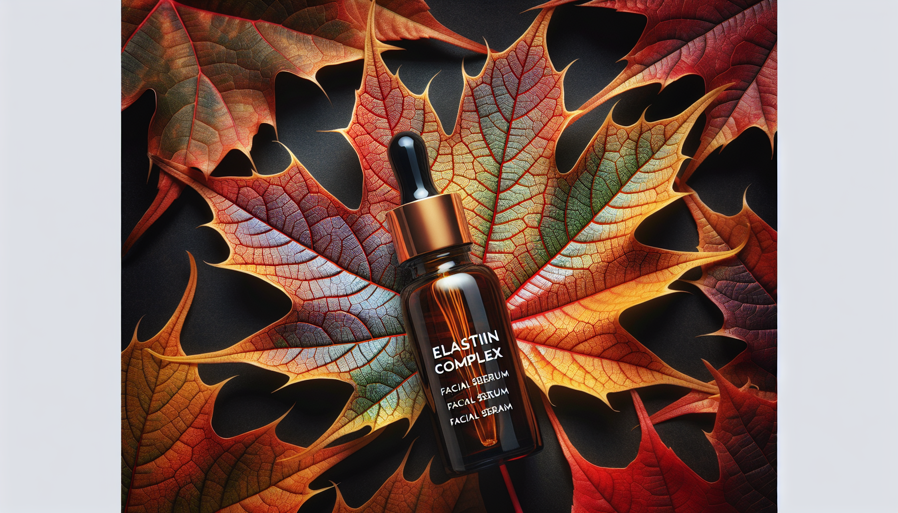 Organic Maple Leaf Elastin Complex Facial Serum - Rich in Vitamin C Serum - Face Serum Skin Care - Anti Aging Serum - Beauty  Personal Care Serum for Face - Facial Skin Care Products by VeOrganics